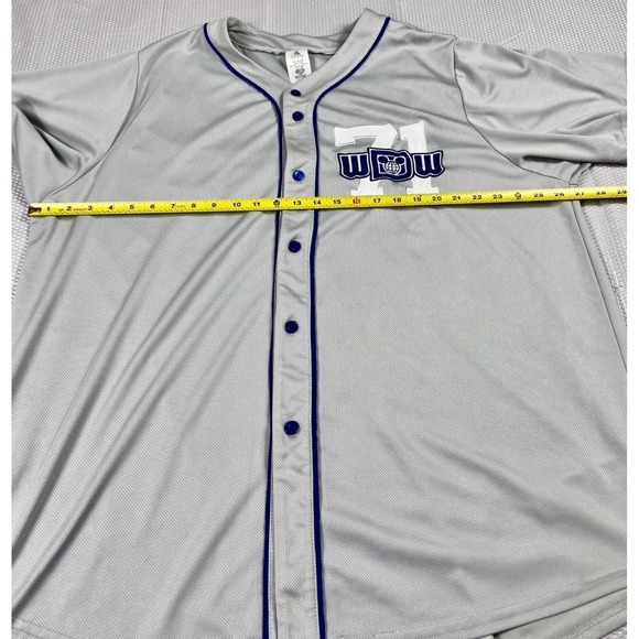 Walt Disney World Shirt Mens 2XL Gray Button Baseball Jersey 71 Park Anniversary - Picture 10 of 13